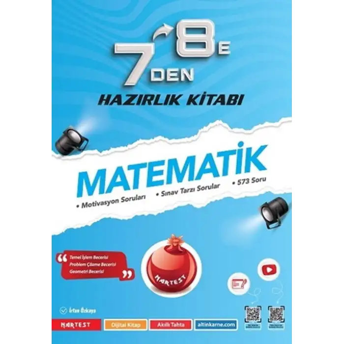 Nartest 7Den 8E Matematik Hazırlık Kitabı 2025
