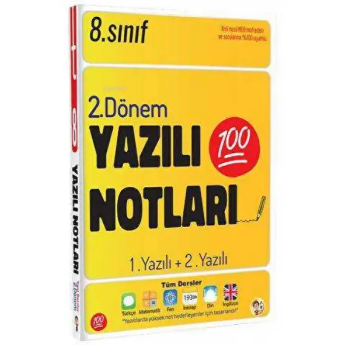 Tonguç 8.Sınıf Yazılı Notları 2.Dönem 1. Ve 2. Yazılı 2025