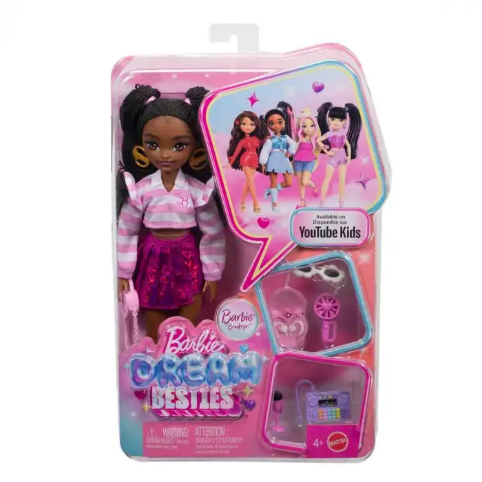 Mattel Barbie Dream Besties Brooklyn ve Aksesuarları JKP51