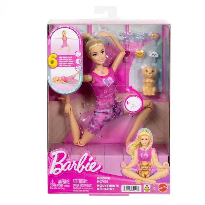 Mattel Barbie Sesli ve Işıklı Duyarlı Hareketler Bebeği JJN55