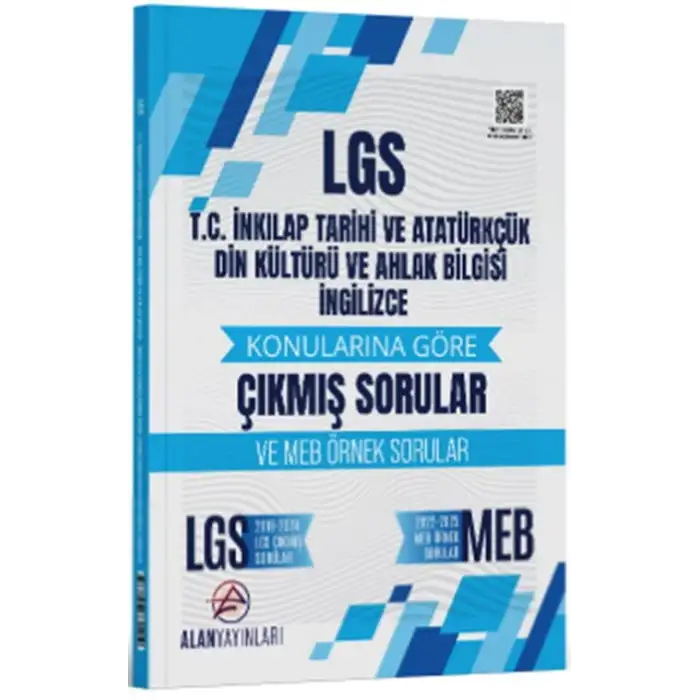Alan 8.Sınıf Din-İnk-İngilizce Çıkmış Sorular 2025