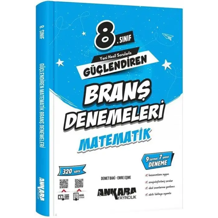 Ankara 8.Sınıf Güçlendiren Matematik Branş Denemeleri 2025