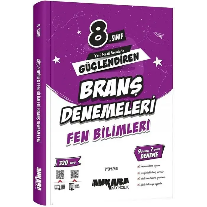 Ankara 8.Sınıf Güçlendiren Fen Bilimleri Branş Denemeleri 2025
