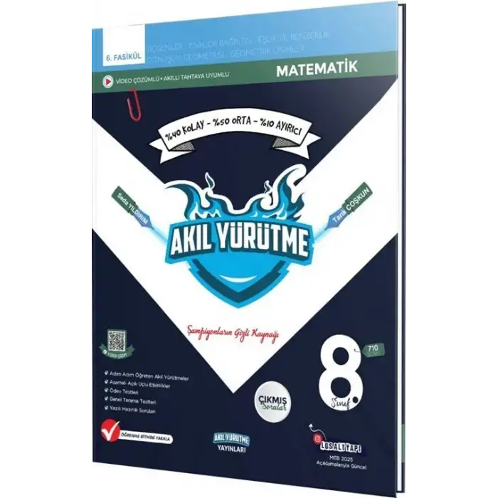 Akılyürütme 8.Sınıf Matematik 6 Fasükül Üçgen Pisagor 2025-26