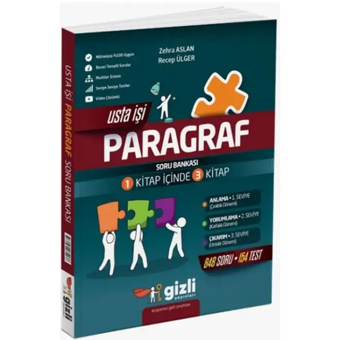 Gizli 8.Sınıf Paragraf Usta İşi Soru Bankası 2025-26