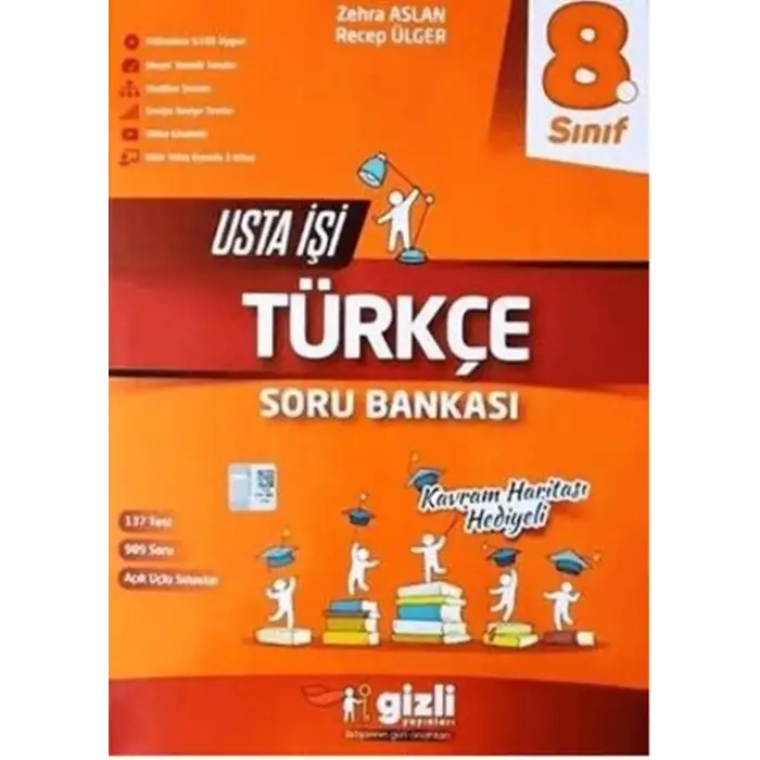 Gizli 8.Sınıf Türkçe Usta İşi Soru Bankası 2025-26
