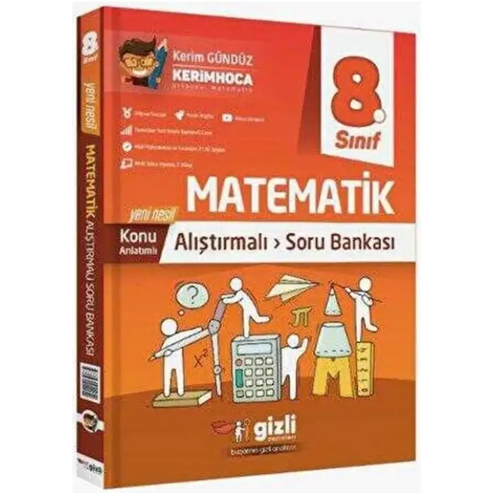 Gizli 8.Sınıf Matematik Alıştırmalı Soru Bankası 2025-26