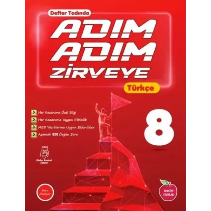 Newton 8.Sınıf Türkçe Adım Adım Zirveye Soru Bankası 2024-25