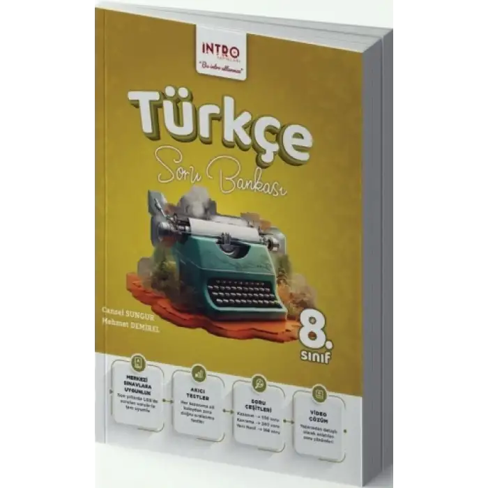 İntro 8.Sınıf Türkçe Soru Bankası 2024-25