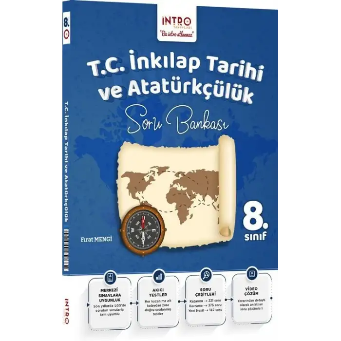 İntro 8.Sınıf İnkılap Tarihi Soru Bankası 2025-26