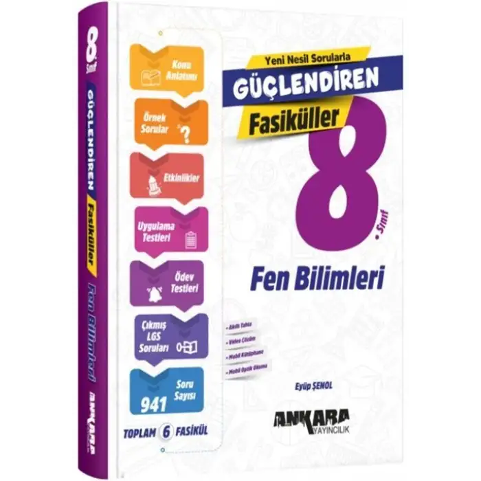 Ankara 8.Sınıf Fen Bilimleri Güçlendiren Fasikül Set 2025