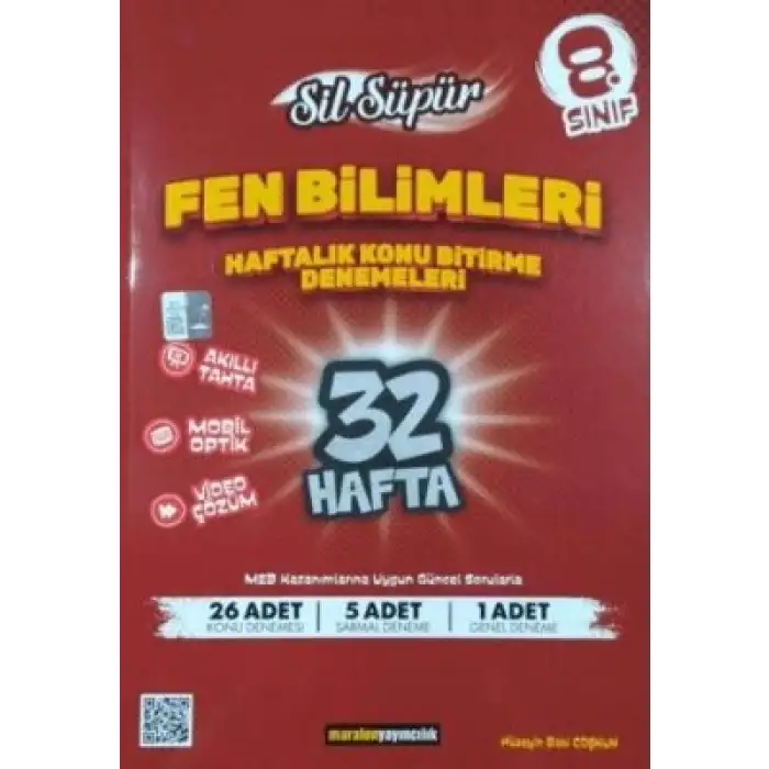 Maraton 8.Sınıf Sil Süpür Fen Bilimleri Konu Bitirme Denemeleri