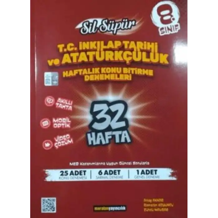 Maraton 8.Sınıf Sil Süpür İnkılap Tarihi Konu Bitirme Denemeleri