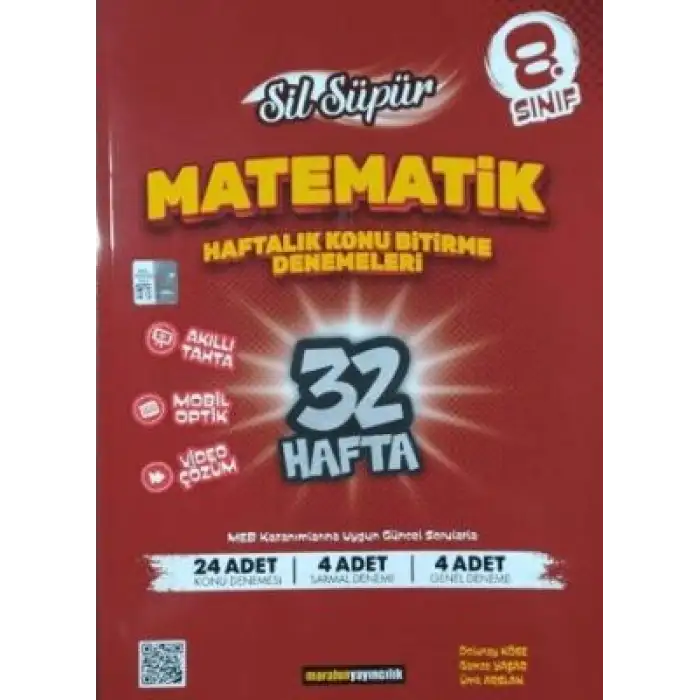 Maraton 8.Sınıf Sil Süpür Matematik Konu Bitirme Denemeleri