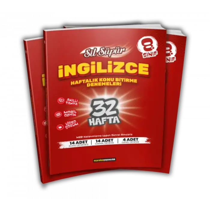 Maraton 8.Sınıf Sil Süpür İngilizce Konu Bitirme Denemeleri