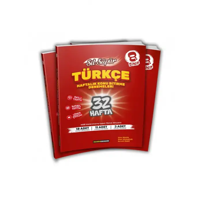 Maraton 8.Sınıf Sil Süpür Türkçe Konu Bitirme Denemeleri