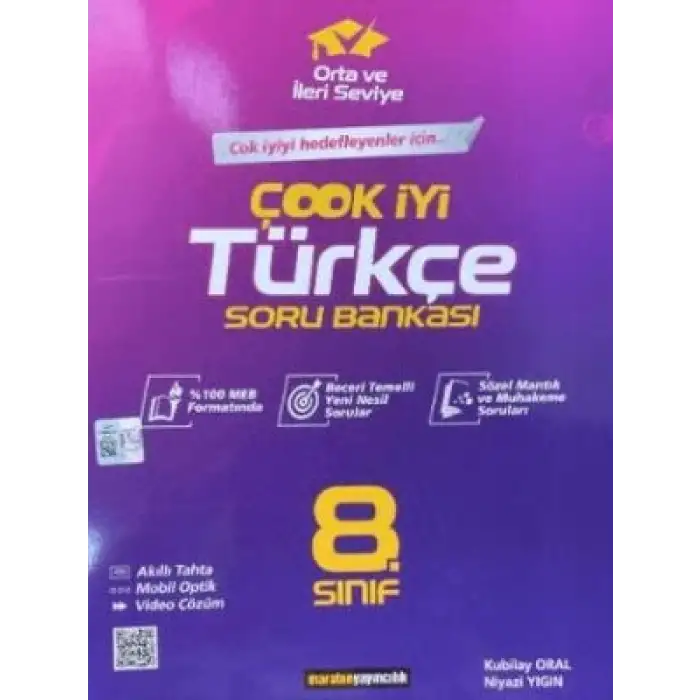 Maraton 8.Sınıf Çook İyi Türkçe Soru Bankası 2024