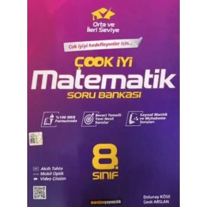 Maraton 8.Sınıf Çook İyi Matematik Soru Bankası 2024