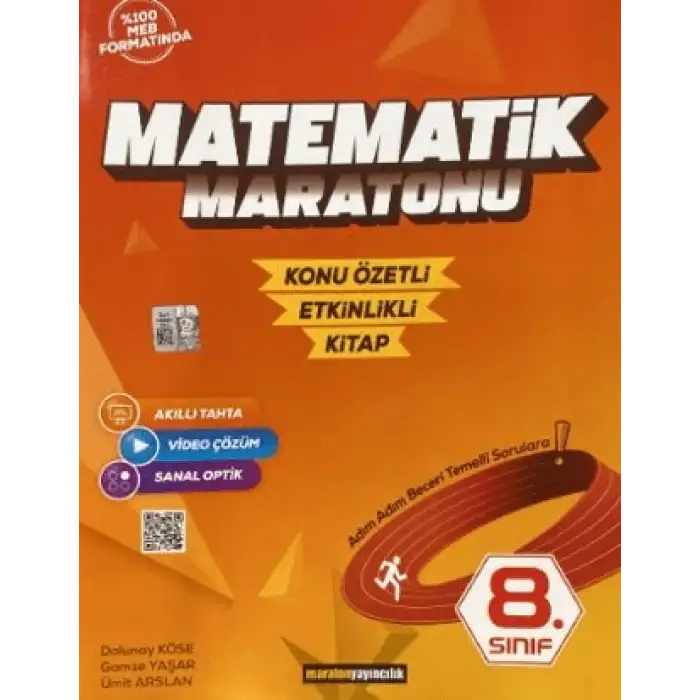 Maraton 8.Sınıf Matematik Maratonu Konu Özetli 2024