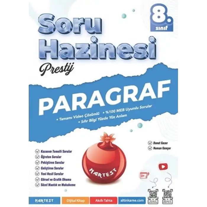Nartest 8.Sınıf Paragraf Prestij Soru Hazinesi 2025-26