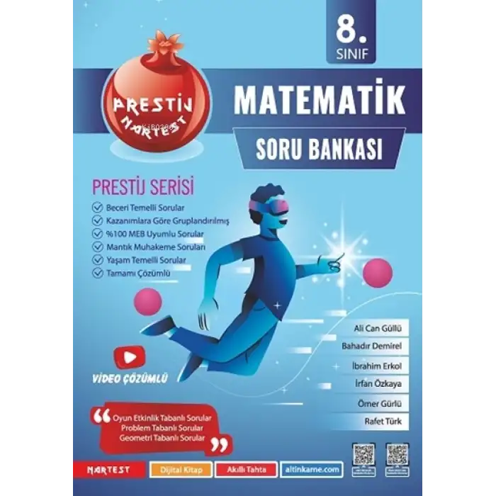 Nartest 8.Sınıf Matematik Prestij Soru Bankası 2025-26