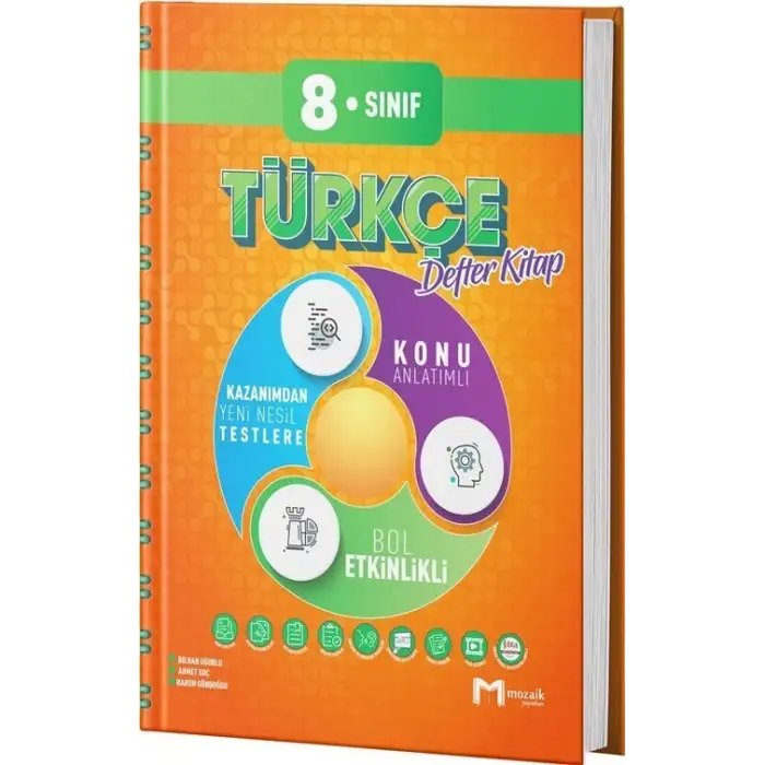 Mozaik 8.Sınıf Türkçe İntro Defter 2025-26