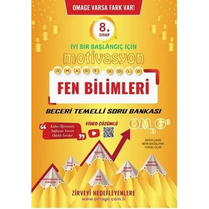 Omega 8.Sınıf Motivasyon Fen Bilimleri Soru Bankası