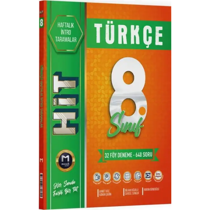 Mozaik 8.Sınıf Türkçe Hit Deneme 32 Lı 2025-26