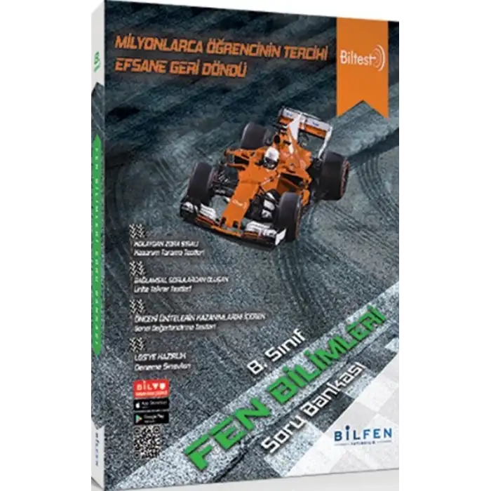 Bilfen 8.Sınıf Biltest Fen Bilimleri Soru Bankası 2025-26