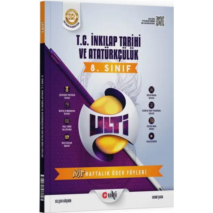 Ulti 8.Sınıf İnkılap Haftalık Ödev Föy 2025-26