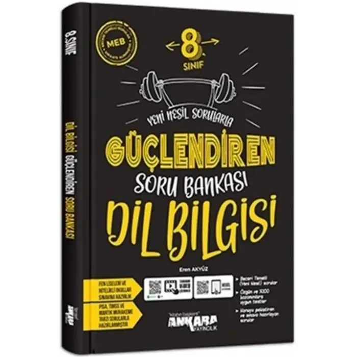 Ankara 8.Sınıf Güçlendiren Dilbilgisi Soru Bankası
