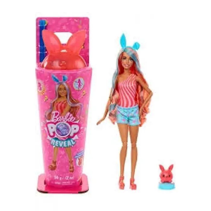 Barbie Pop Reveal Shake Serisi Turuncu Tavşan JCN85-JCN87