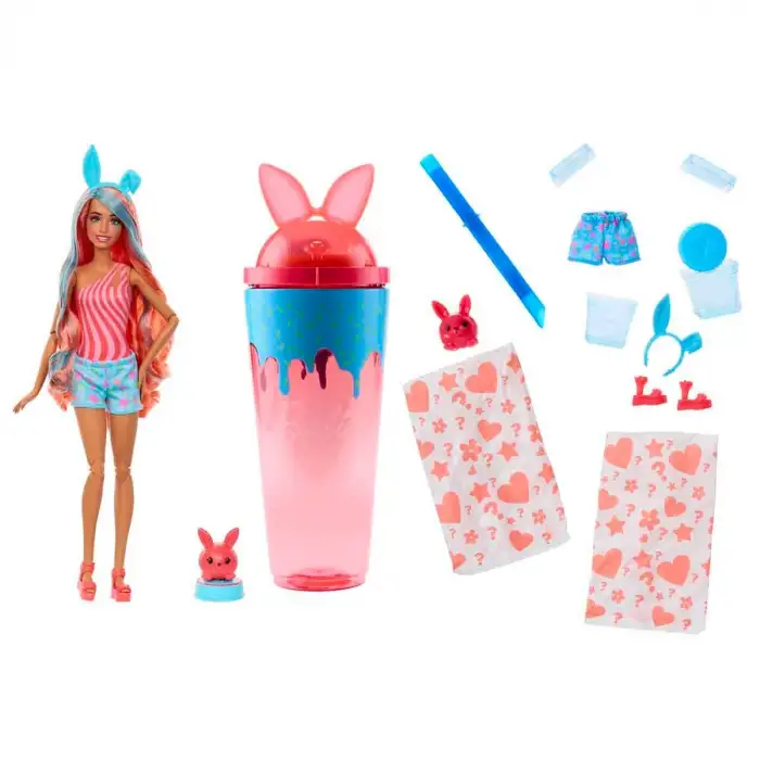 Barbie Pop Reveal Shake Serisi Turuncu Tavşan JCN85-JCN87