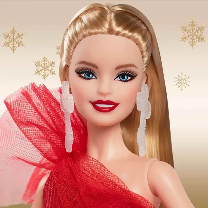 Mattel Barbie 2024 Mutlu Yıllar Bebeği Sarışın Hrm61