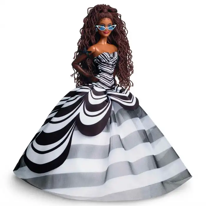 Mattel Barbie 65.Yıl Özel Koleksiyon Bebeği - Brunette Mtl-Hrm59