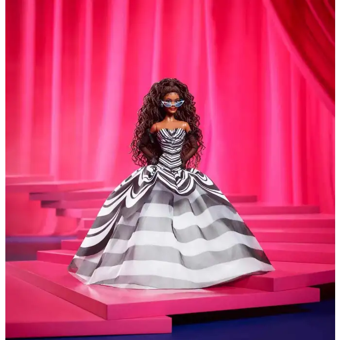 Mattel Barbie 65.Yıl Özel Koleksiyon Bebeği - Brunette Mtl-Hrm59