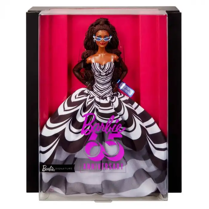 Mattel Barbie 65.Yıl Özel Koleksiyon Bebeği - Brunette Mtl-Hrm59