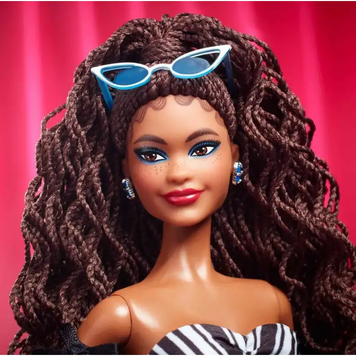 Mattel Barbie 65.Yıl Özel Koleksiyon Bebeği - Brunette Mtl-Hrm59