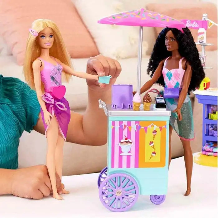 Mattel Barbie Brooklyn Ve MalibuNun Sahildeki Yiyecek Standı Mtl-Hnk99