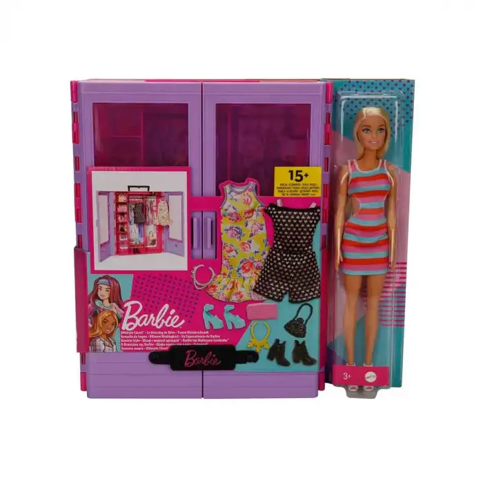 Mattel Barbie Pembe Gardırobu Mtl-Hjl66