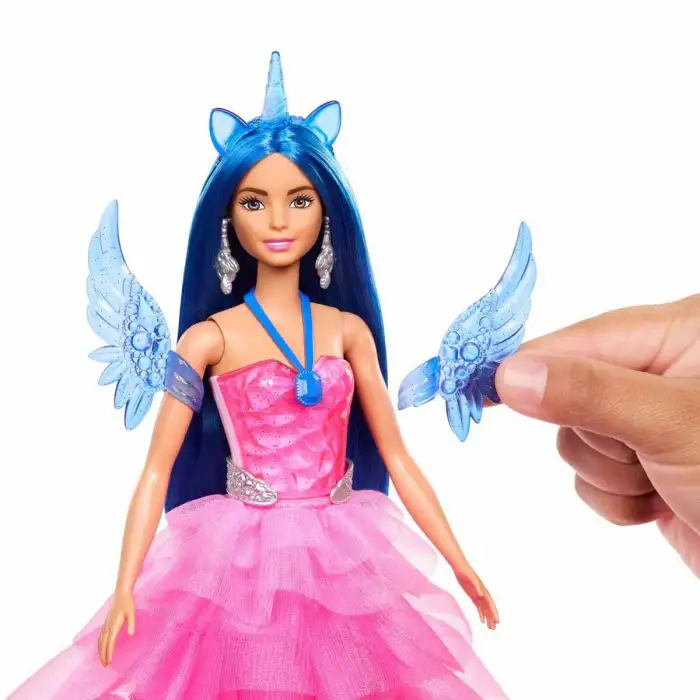 Mattel Barbie Mavi Saçlı Prenses Bebek Hrr16