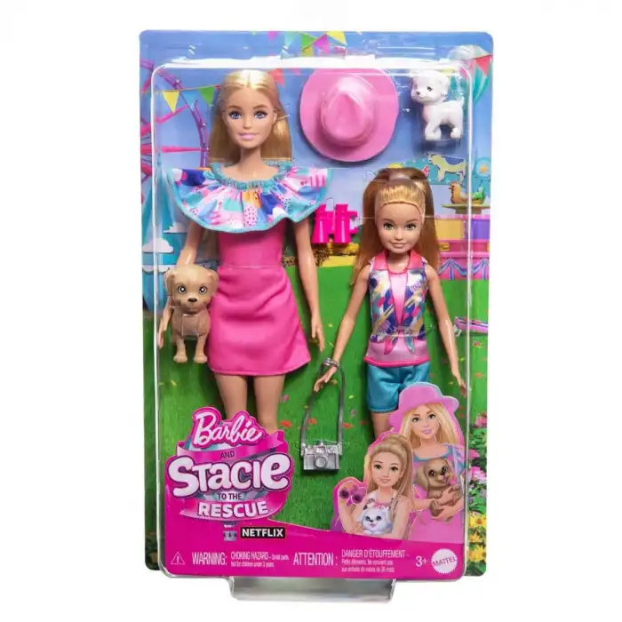 Mattel Barbie Ve Stacie Kız Kardeşler 2Li Paket Hrm09
