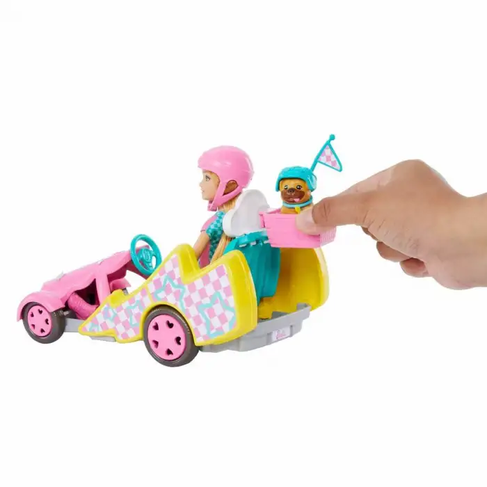 Mattel Barbie Stacie Go-Kart Yapıyor Oyun Seti Hrm08