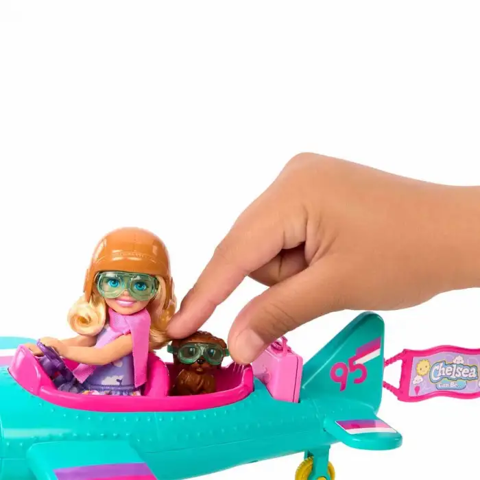 Mattel Barbie ChelseaNin Pervaneli Mini Uçağı Oyun Seti Htk38