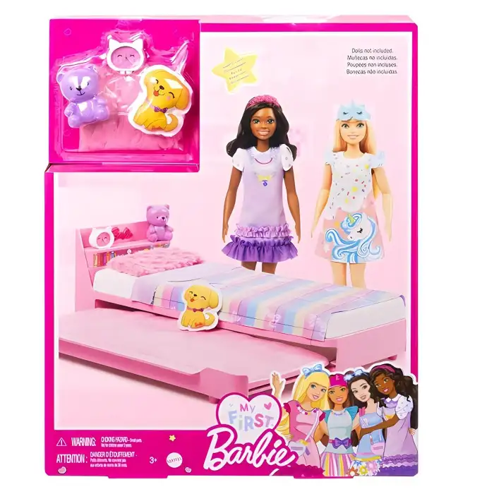 Mattel Barbie İlk Bebeğim Nin Yatağı Oyun Seti Hmm64