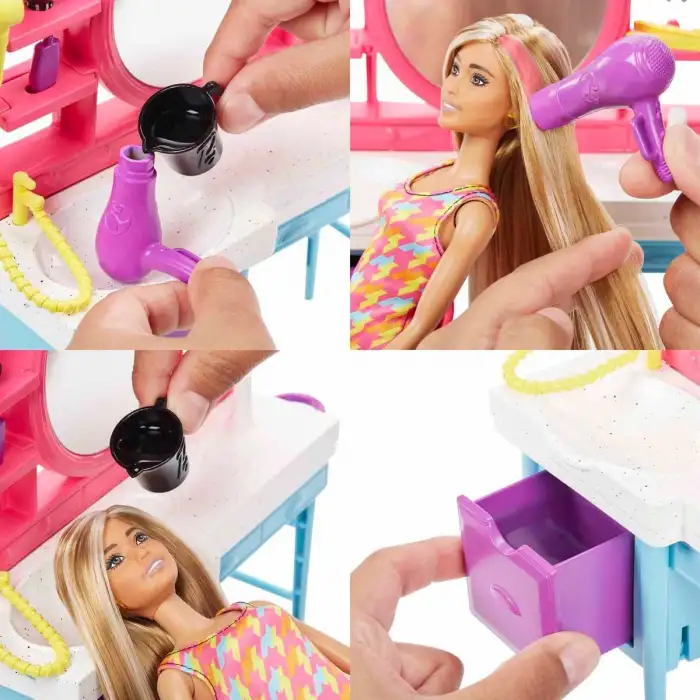 Mattel Barbie Muhteşem Kuaför Oyun Seti Hkv00