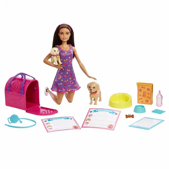 Mattel Barbie Ve Köpekçikleri Oyun Seti Hkd86