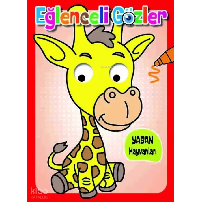 0-6 Yaş Yay Eğlenceli Gözler Yaban Hayvanları