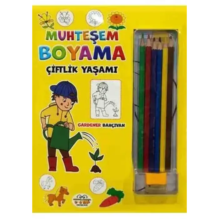 0-6 Yaş Yay Muhteşem Boyama - Çiftlik Yaşamı