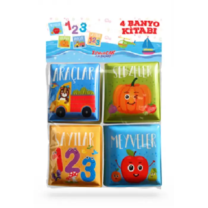 Yumurcak 4 Lü Banyo Kitabı